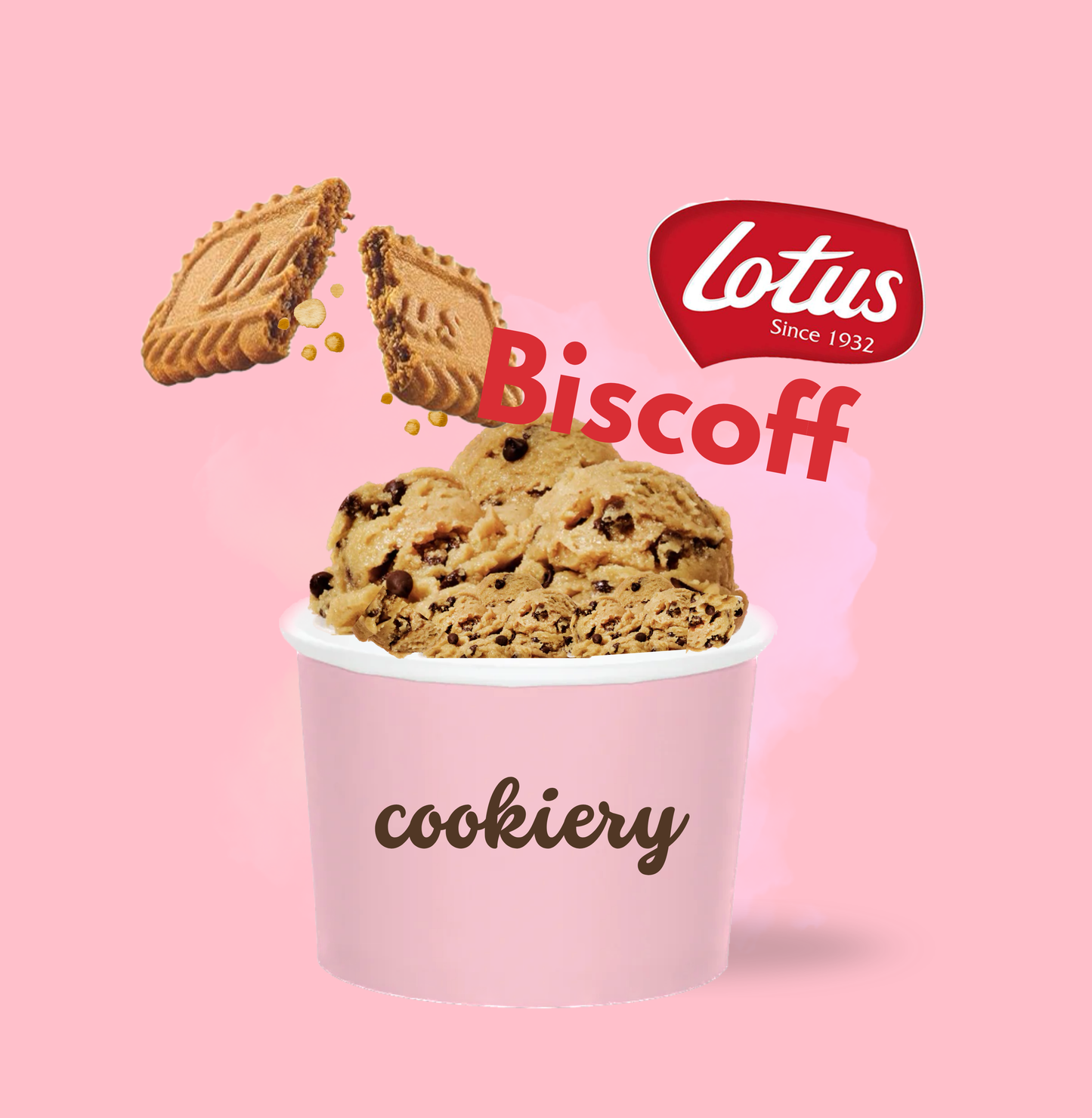 Lotus Chocolate Chips Edible Cookie Dough (200g)